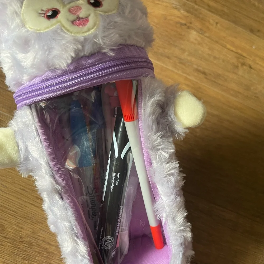 DISNEY-NWOT Large Plush STELLA LOU Pencil/Pen Case